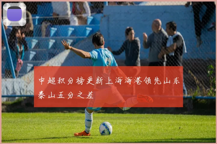 中超积分榜更新上海海港领先山东泰山五分之差